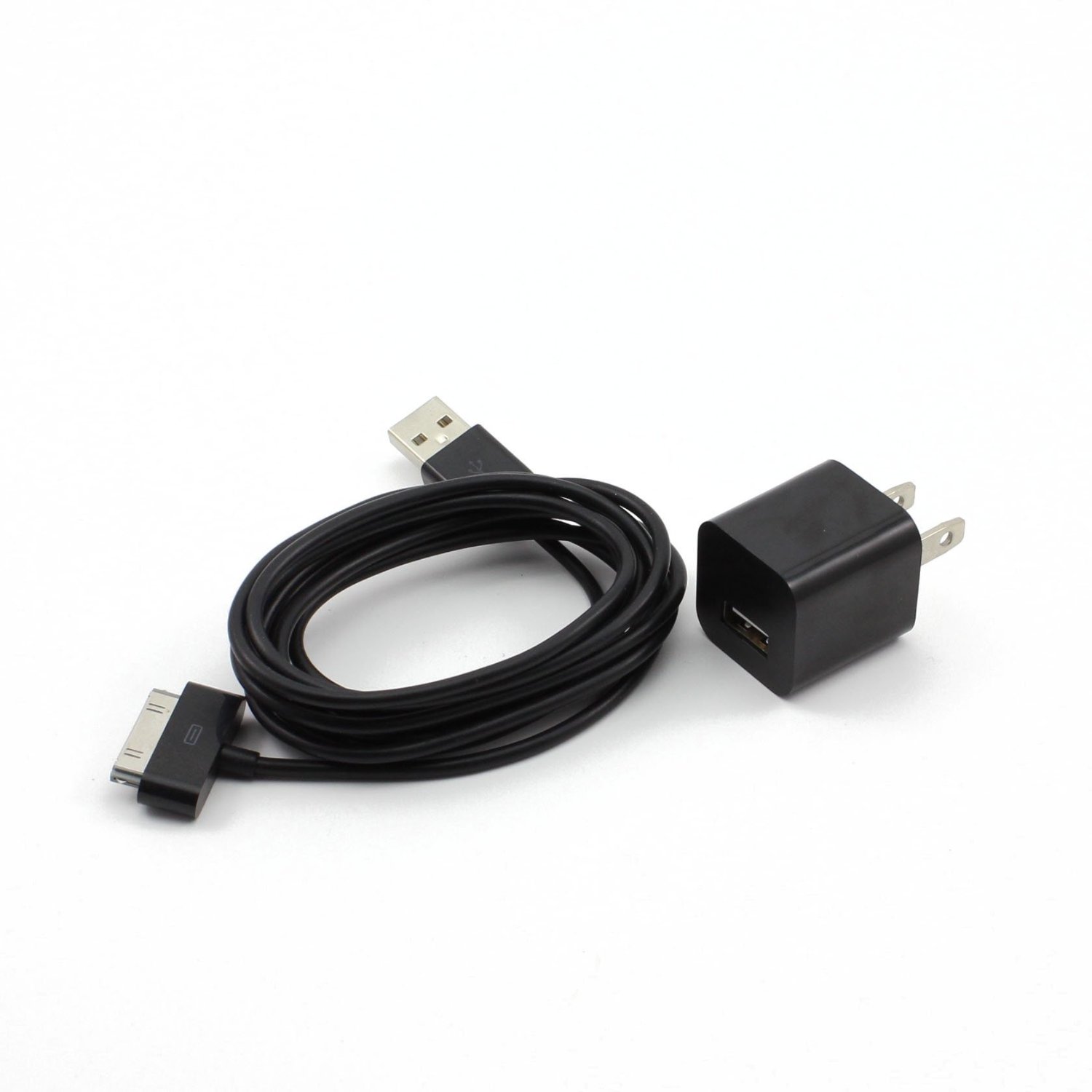 iPhone 4S 4 2-in-1 HouSe Power Charger (Black)
